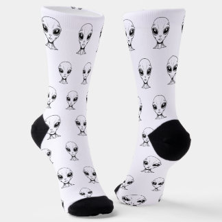 Alien Face Socken