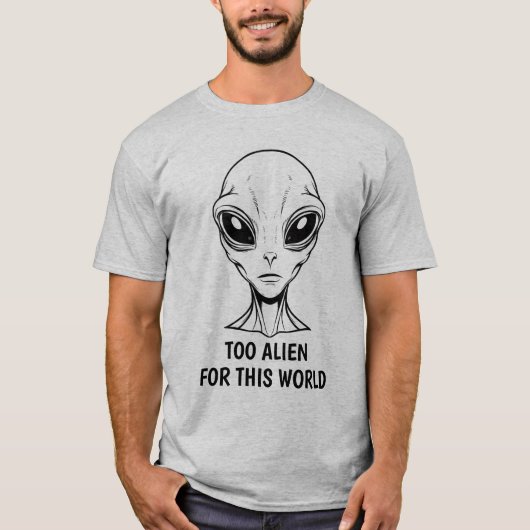 Alien Face T-Shirt (Vorderseite)