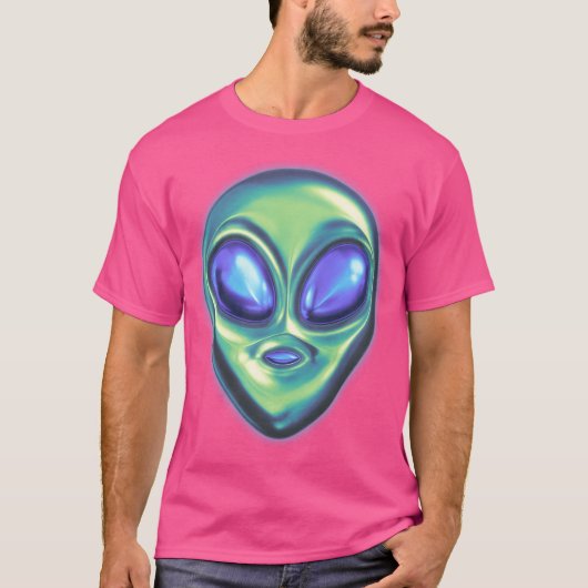 Alien Face T-Shirt (Vorderseite)