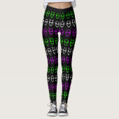 Alien Faces Trio Leggings (Vorderseite)