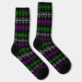 Alien Faces Trio Socken (Rechts)