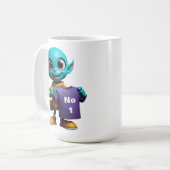 Alien-Fäden Kaffeetasse (Vorderseite Links)