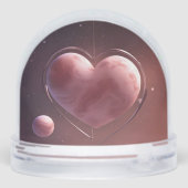 Alien Family Christmas Holiday Portrait Schneekugeln (Rückseite)