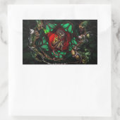 Alien Family Decal Rechteckiger Aufkleber (Tasche)