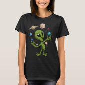 Alien fand das Leben T-Shirt (Vorderseite)