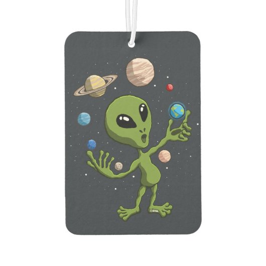 Alien fand Leben Autolufterfrischer (Rückseite)