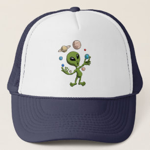 Alien fand Leben Truckerkappe