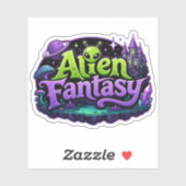 Alien-Fantasy-Liebhaber Aufkleber (Blatt)