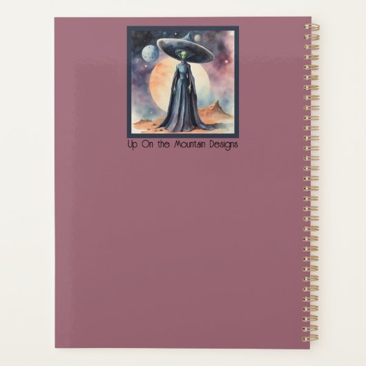 Alien Fantasy Planer (Rückseite)