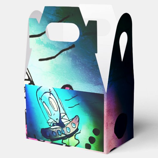 Alien Favor Boxes Geschenkschachtel (Geöffnet)