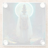 Alien Fee 2 Fantasy Sci-Fi Glasuntersetzer (Rückseite)