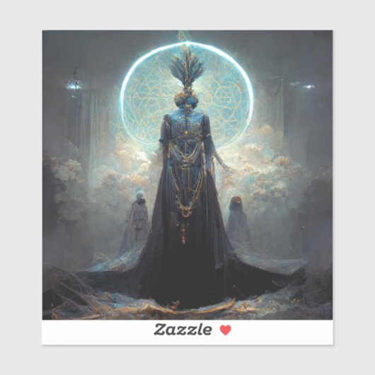 Alien Fee 3 Fantasy Sci-Fi Aufkleber (Blatt)