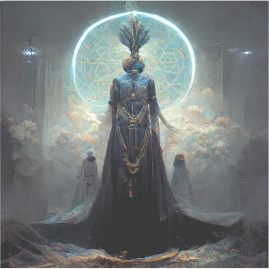 Alien Fee 3 Fantasy Sci-Fi Aufkleber (Vorderseite)