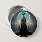 Alien Fee 3 Fantasy Sci-Fi Button (Vorne & Hinten)