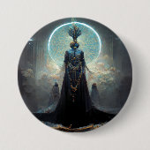 Alien Fee 3 Fantasy Sci-Fi Button (Vorderseite)
