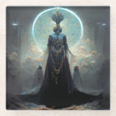 Alien Fee 3 Fantasy Sci-Fi Glasuntersetzer (Vorderseite)