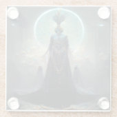 Alien Fee 3 Fantasy Sci-Fi Glasuntersetzer (Rückseite)