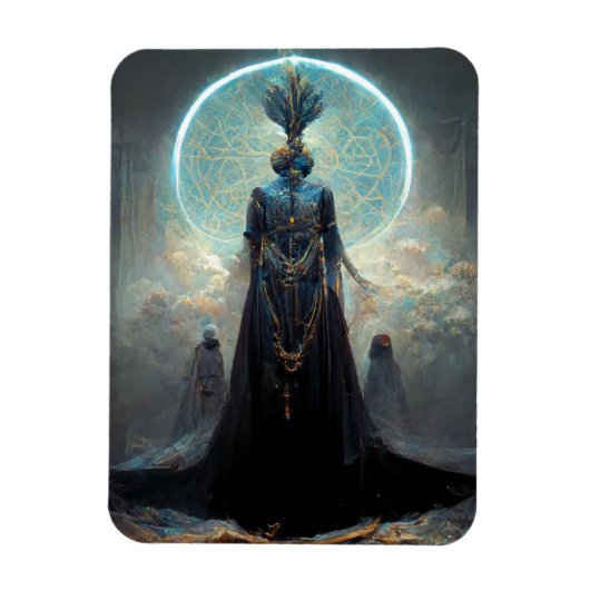 Alien Fee 3 Fantasy Sci-Fi Magnet (Vertikal)