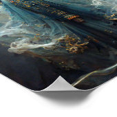 Alien Fee 4 Fantasy Sci-Fi Art Poster (Ecke)