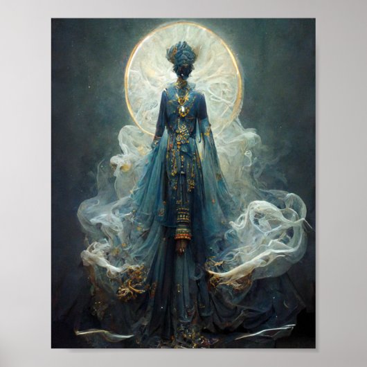 Alien Fee 4 Fantasy Sci-Fi Art Poster (Vorne)