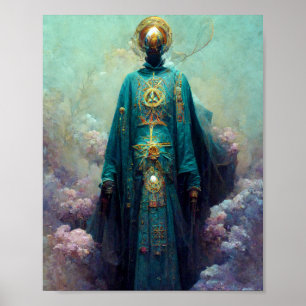 Alien Fee 5 Fantasy Sci-Fi Art Poster