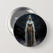Alien Fee Fantasy Sci-Fi Button (Vorne & Hinten)