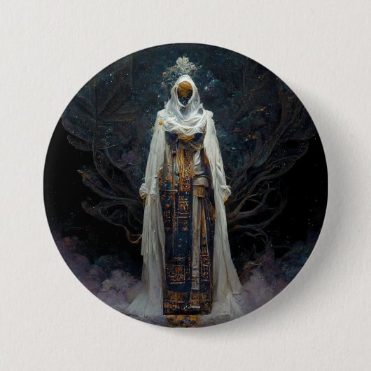 Alien Fee Fantasy Sci-Fi Button (Vorderseite)