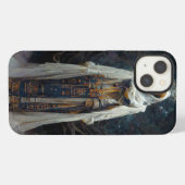 Alien Fee Fantasy Sci-Fi iPhone Hülle (Rückseite (Horizontal))