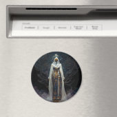 Alien Fee Fantasy Sci-Fi Magnet (In Situ (Geschirrspüler))