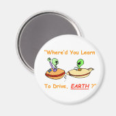 Alien Fender Bender Magnet (Vorderseite/Rückseite)