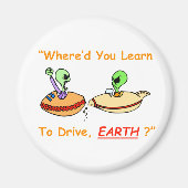 Alien Fender Bender Magnet (Vorne)