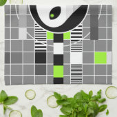 Alien Fernsehküchentuch Geschirrtuch (Gefaltet)