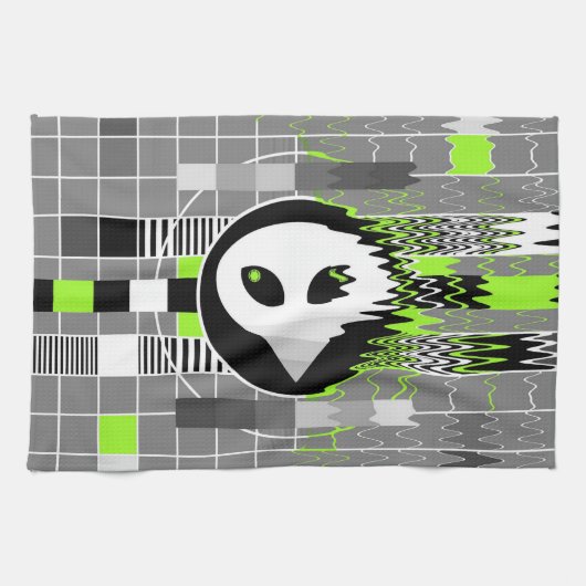 Alien Fernsehküchentuch Geschirrtuch (Horizontal)