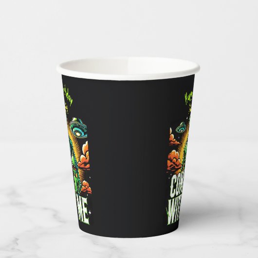 Alien Figures: Abenteuer im Weltraum Pappbecher (Links)