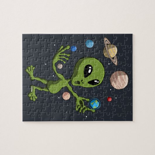 Alien findet Leben Puzzle (Horizontal)