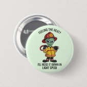 Alien Firefighter Button (Vorne & Hinten)