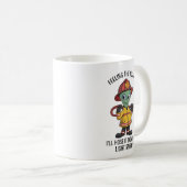 Alien Firefighter Kaffeetasse (VorderseiteRechts)