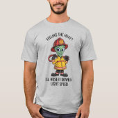 Alien Firefighter T-Shirt (Vorderseite)