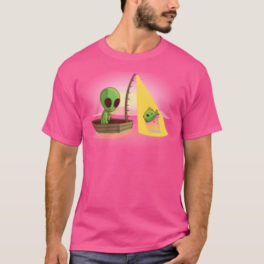 Alien Fischerei T-Shirt (Vorderseite)
