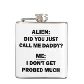 Alien Flachmann (Vorderseite)