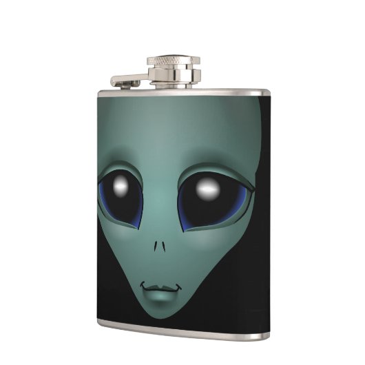 Alien Flask Alien Gray Drink Flask Personalisieren Flachmann (Links)