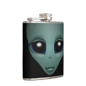 Alien Flask Alien Gray Drink Flask Personalisieren Flachmann (Rechts)