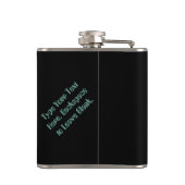 Alien Flask Alien Gray Drink Flask Personalisieren Flachmann (Rückseite)