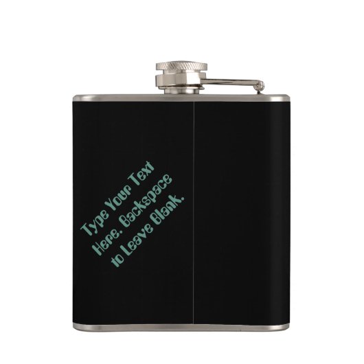 Alien Flask Alien Gray Drink Flask Personalisieren Flachmann (Rückseite)