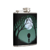 Alien Flask Alien Gray Drink Flask Personalisieren Flachmann (Rechts)