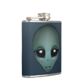 Alien Flask Alien Gray Drink Flask Personalisieren Flachmann (Rechts)