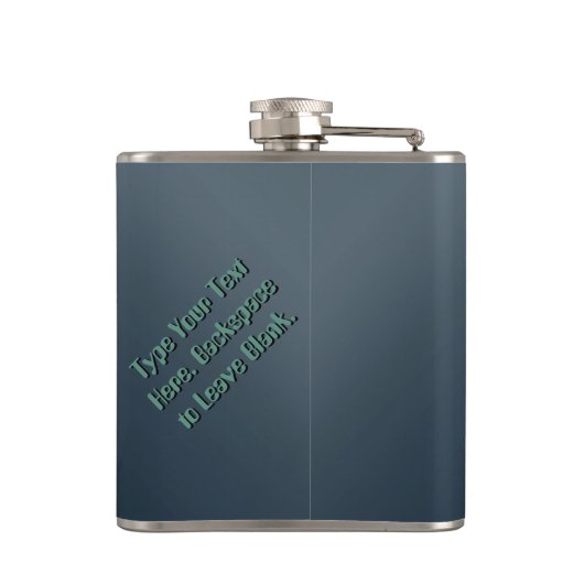 Alien Flask Alien Gray Drink Flask Personalisieren Flachmann (Rückseite)