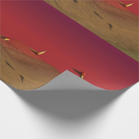 Alien Flight Geschenkpapier (Ecke)