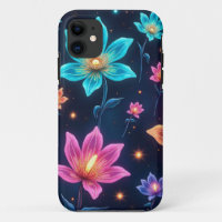 Alien Floral Galaxy iPhone/iPad-Hülle