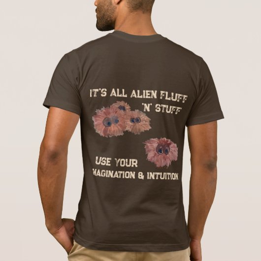 Alien Fluff n Stuff T-Shirt (Rückseite)